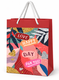 بگ هدیه فانتزی طرح LOVE HAPPY DAY | For You بزرگ