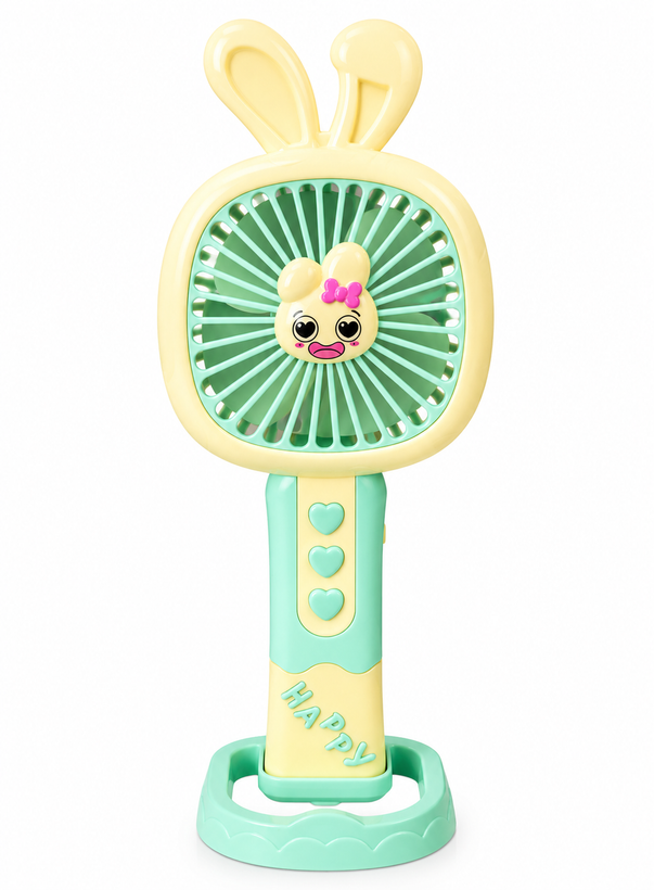 پنکه دستی فانتزی طرح خرگوش و گربه | Cute Mini Fan