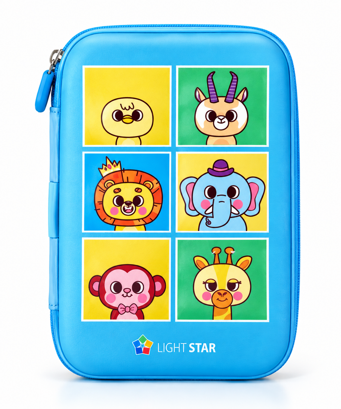 جامدادی فانتزی LIGHT STAR | طرح حیوانات بامزه 🐻🦒