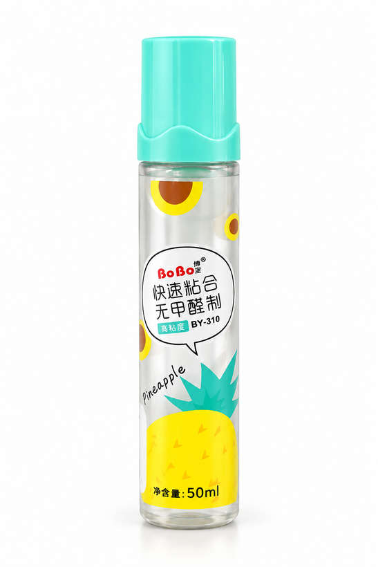 چسب مایع فانتزی BoBo طرح آناناس | 50ml